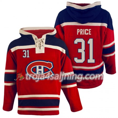 Montreal Canadiens Carey Price 31 Röd Sawyer Hooded Sweatshirt - Herr Montreal Canadiens Carey Price 31 Röd Sawyer Hooded Sweatshirt - Herr